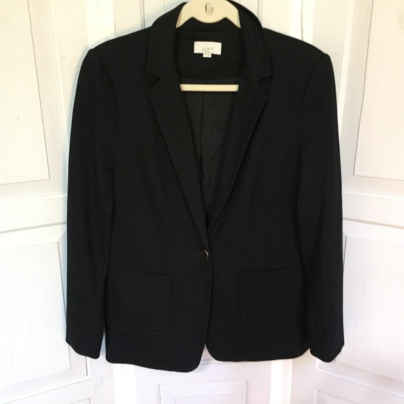 LOFT Classic Black Blazer - Picture 1 of 16